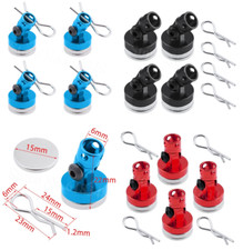4x RC Magnetische Karosserie Halterung Alu 1:10 1:8 RC Autos Hsp Amewi Buggy 