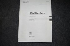 Sony MDS-JE500 Manual (Multi language)
