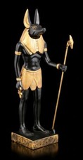 Anubis figur stehend - stehend, stab
