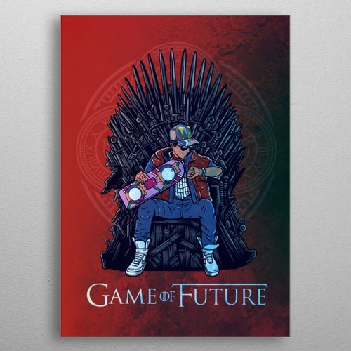 Displate metal poster game of - metal-poster,