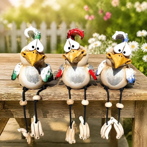 Keramik huhn gartendeko - keramik,