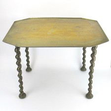 Messing Beistelltisch Vintage