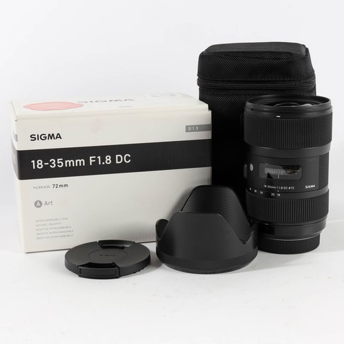 Sigma 35mm hsm dc - f1.8,