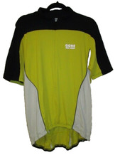 gelb schwarz weißes  GORE Bike Wear Rad Trikot Gr. XXL Herren