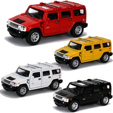 Hummer 2008 H2 SUV USA Modellauto 1:40 mit Rückzugsmotor Auto GM Geländewagen