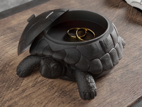 Schildkröten-Schmuckkästchen