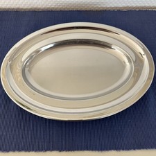 Cromargan-Platte, Böhringer, 32 cm lang, 22,5 cm breit