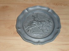 Zinnteller Wandteller mit