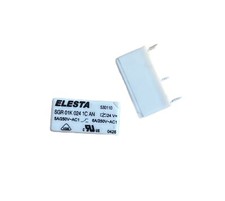 2x ELESTA Miniaturrelais SGR 01K 024 1C AN 5A 250V-AC1 5Pin(s) #730446