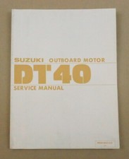 Suzuki DT40 Outboard Motor Service Manual Werkstatthandbuch 1981