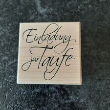Stempel "Einladung zur Taufe"