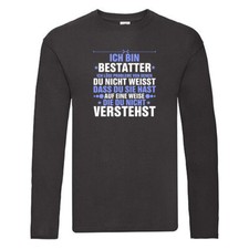 Löse Probleme: Bestatter | Bestattung | Totengräber v2 Long Sleeve Schwarz