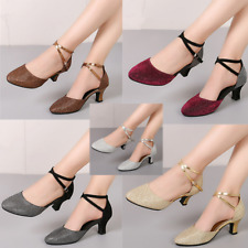Neu Damen Ballsaal Latein Tanzschuhe Mädchen Tango Salsa Schuhe 5cm Absatz Innen