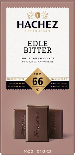 Hachez edel bitter - edel, schokoladen