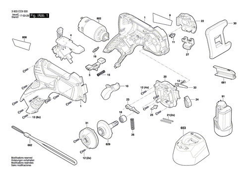 Bosch ersatzteile für easycut - ersatzteile,