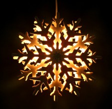 Fensterbild beleuchtet