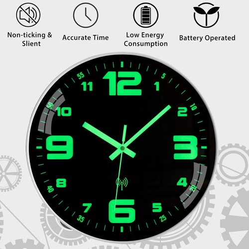 Wanduhr funk leuchtend - wanduhr,