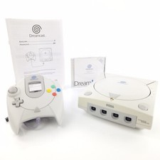 Sega Dreamcast Konsolen Bundle : Konsole, Controller, Kabel, Handbuch, DreamON