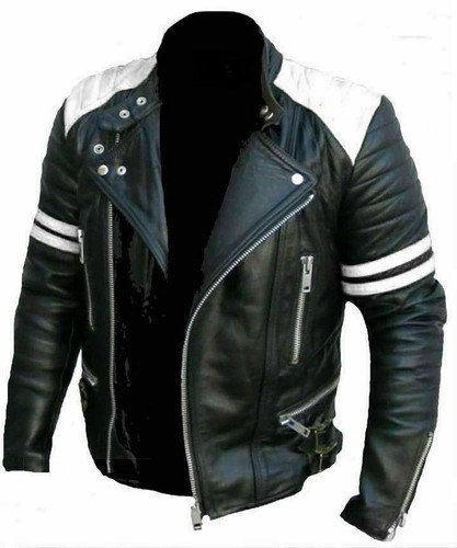 Herren echtleder schwarz - herren, moto