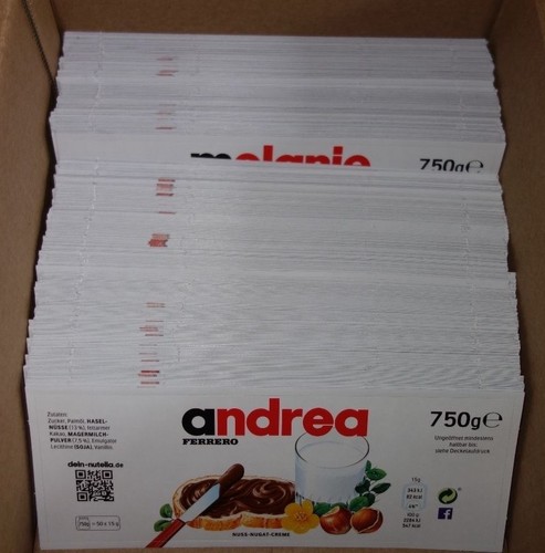 Ferrero nutella sticker - nutella,