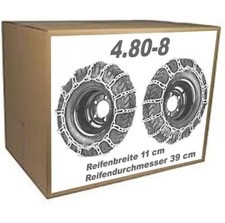 4.80-8 Schneeketten für