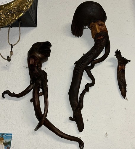 Holzfiguren 3er set drei - 3er-set,