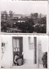 2 x Foto - Ansichten Rumänien - 2.WK