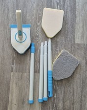 Multifunktions 2in 1 Fliesen Reinigungsbürste Schrubber Bad Dusche 132cm Stiel