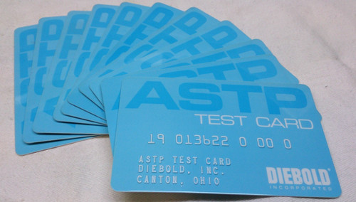 Atm testcard magnetstreifen - testcard,
