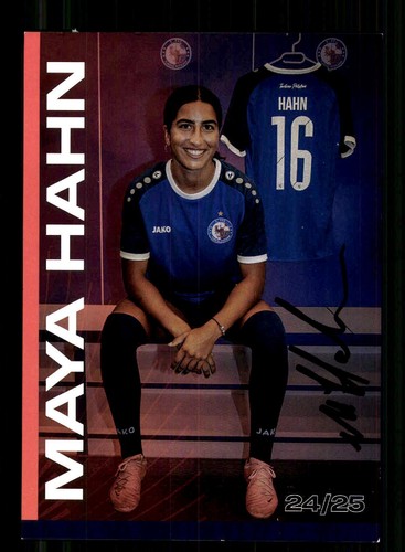 Maya hahn autogrammkarte - 1, ffc