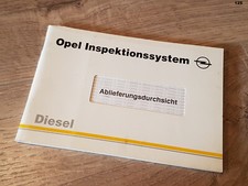 NEU Opel Diesel Scheckheft