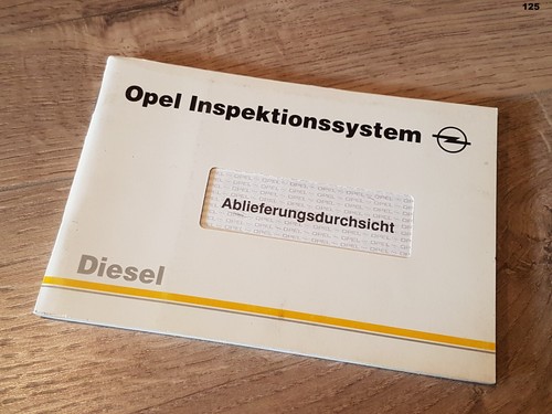 Neu opel diesel - neu, scheckheft