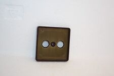 Merten Antik Messing TV & Radio Antennen Abdeckung (alte Ausführung)