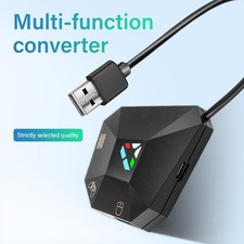 Schwarzer USB Tastatur  und Maus Konverter Adapter für N Switch 360