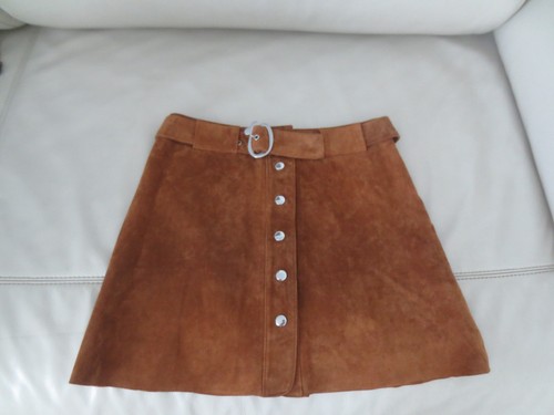 Zara leder wildleder rock - ,