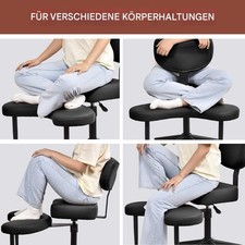 Stuhl mit gekreuzten Beinen