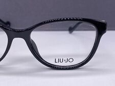 Liu JO Brille Damen Schwarz Oval Strass Cat Eye LJ 2660