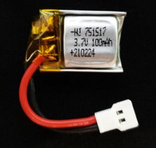 Lipo Max Performance Akku, 3,7 V, Volt, 100mAH, JST XH2.54 2-Pin, Walkera Plug