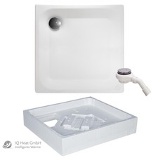 Stahl Duschwanne Set Edura 90
