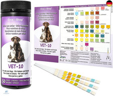 One+Step Urin Teststreifen für Katzen und Hunde 50 Stück I Schnelltest zur P