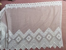 Kurz Bistro Gardine ganz hell creme