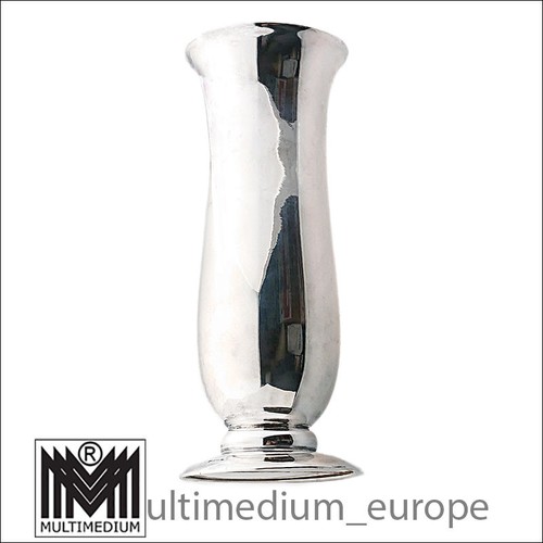Antike art deco silber vase - art,