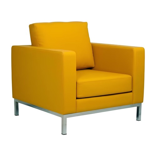 Gelber sessel moderner - gelber,