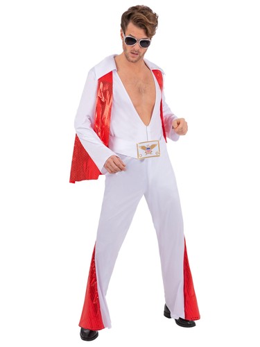 Smiffys elvis presley - presley, white