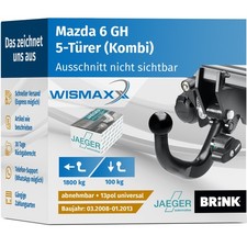 ANHÄNGERKUPPLUNG für Mazda 6