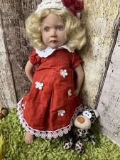 Kleine Zwergnase Sammlerpuppe Künstlerpuppe VollVinyl Perücke Niedliches Gesicht