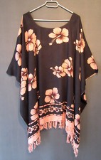 Tunika Bluse Shirt SCHWARZ