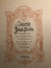 Noten J.Hayden Sonaten