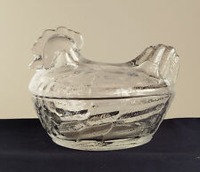 Eierkorb Huhn Pressglas