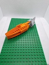 Lego City Elektrischer Boot Motor Orange mit Propeller, Ruder und Batterie 49064